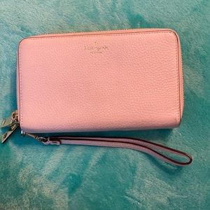 kate spade double zip wallet